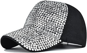 Front Engraved Rhinestone Cap