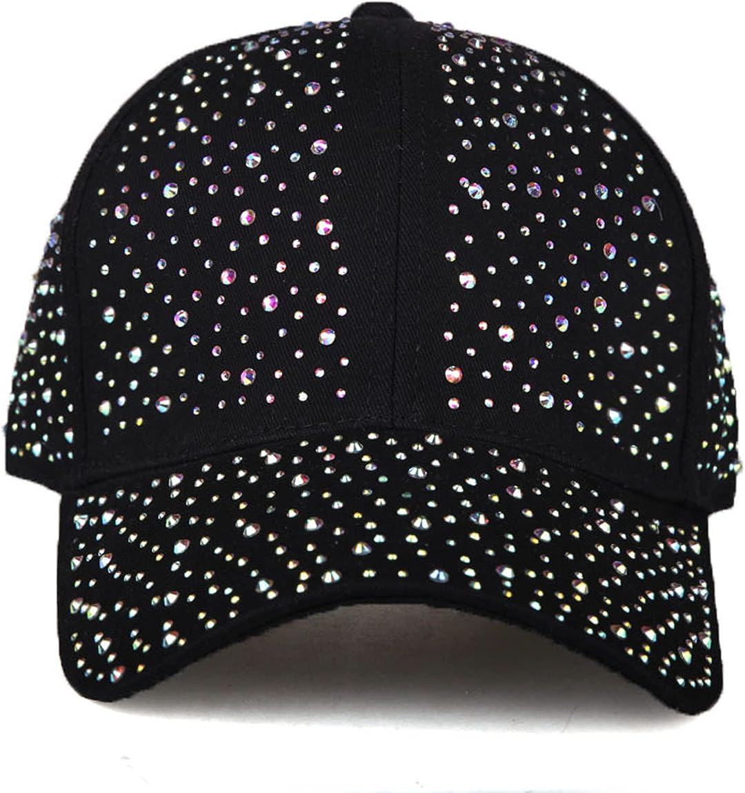 Multi Studded Rhinestone Cap