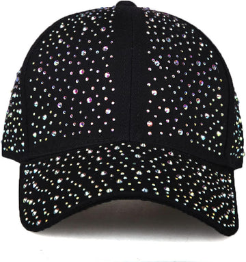 Multi Studded Rhinestone Cap